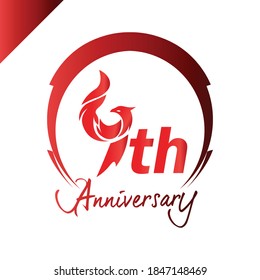 4th. Anniversary design template. 4th anniversary emblem for celebration, invitation card, and greeting card.