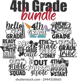 4th Grade Vector Designs Bundle