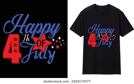 4th julay independence day t shirt design.