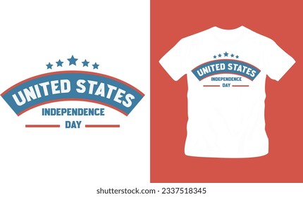 4th July America independence day t shirt editable template