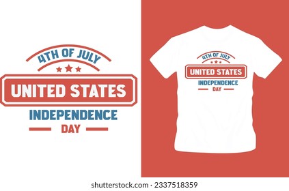 4th July America independence day t shirt editable template