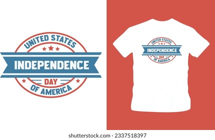 4th July America independence day t shirt editable template