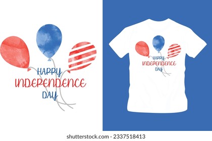 4th July America independence day t shirt editable template