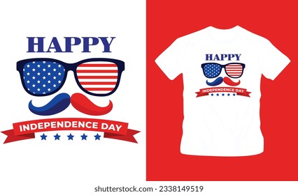 4th July America independence day t shirt editable template