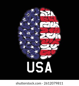 4th of July America USA T-shirt Design Independence Day