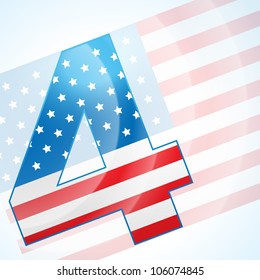 4th july american independence day vector