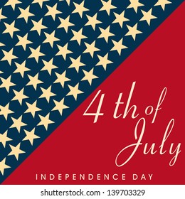 4th of July, American Independence Day background.