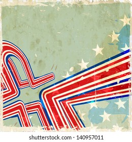 4th of July, American Independence Day vintage background