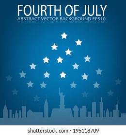 4th of July, American independence day background