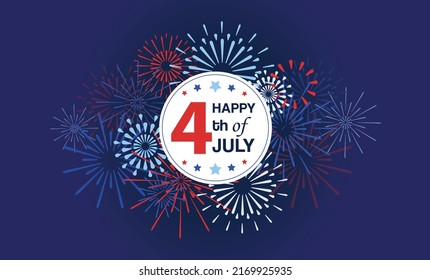 4th of July, American Independence Day celebration background