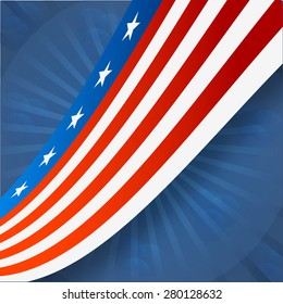 4th of July, American Independence Day celebration background.