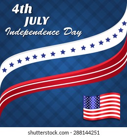 4th Of July American Independence Day Vector Illustration