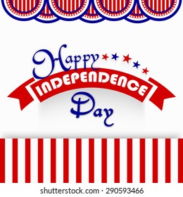 4th of july American independence day design background.