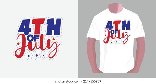 4th of july. 4th of July American independent day t-shirt design 