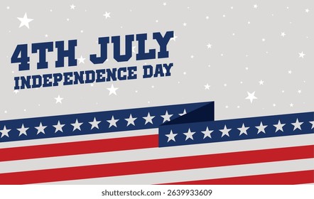 4th of July background, independence day, America celebration, poster