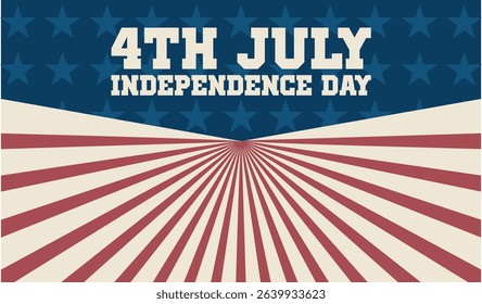 4th of July background, independence day, America celebration, poster