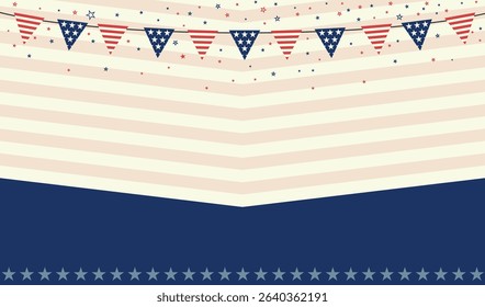 4th of July background, independence day, America celebration, poster	
