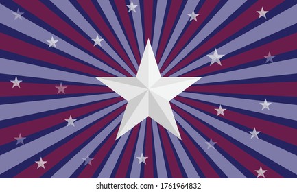 4th of july background ,Memorial Day with star