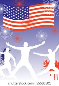 4th july background - vector