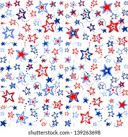 4th July background. Vector Illustration
