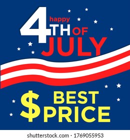 4th of july best price vector