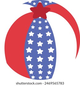 4th of July celebration freedom day element ball