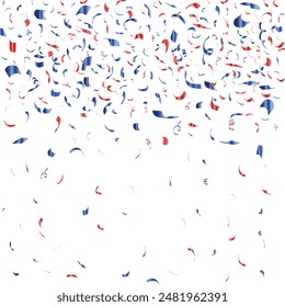 4th of July Confetti Background