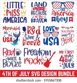 4th of July cut file Bundle, July 4th SVG, United Stated Independence Day cut file quotes, Cut Files for Cutting Machines like Cricut and Silhouette