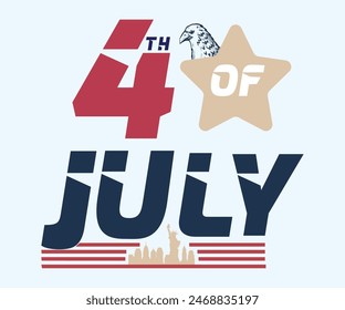 4th of july  design,
For printing on clothes