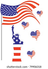4th july equipment - vector