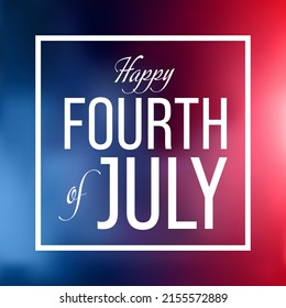 4th of July is a federal holiday in the United States commemorating the Declaration of Independence of the USA. Vector illustration