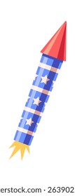 4th of July firework cartoon