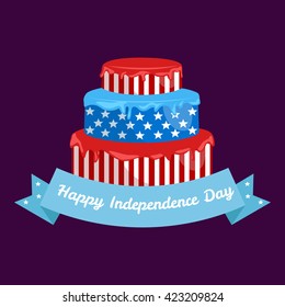 4th july fireworks background, fourth vector banner, american national flag decoration, celebration usa independence day illustration, symbol of united states freedom, patriotic holiday