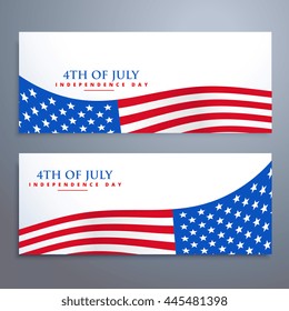 4th of july flag banners