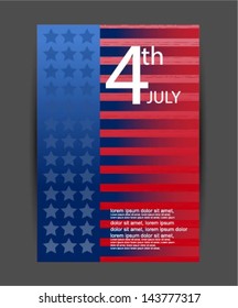 4th of july flyer design