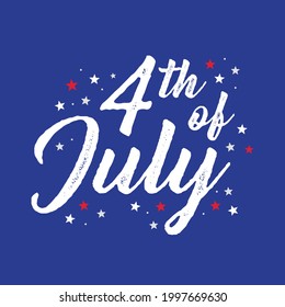 4th of July, Fourth of July, Holiday Banner, Independence Day Background, Vector Illustration for Flyers, Greetings Cards, Posters, Banners, Announcements