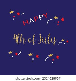 4th of July, Fourth of July independence day of the usa sale banner template design, poster, card etc.