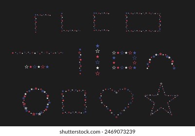 4th of july frame border