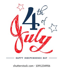 4th of July, Happy Independence Day Template.