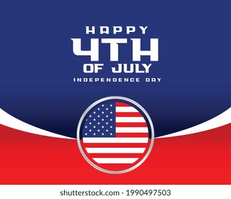 4th of july happy independence day flag background