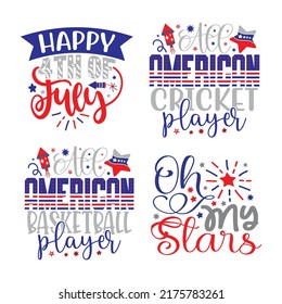 4th Of July, Happy 4th Of July, Happy Independence Day T-shirt, American T-shirt And SVG Design Bundle, Holly Days Design, Vector EPS Editable File Bundle, can you download this bundle.