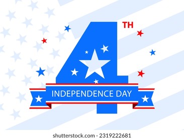 4th of July, Happy Independence Day Banner
