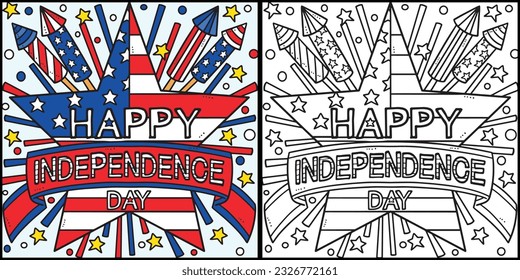 4th Of July Happy Independence Day Illustration