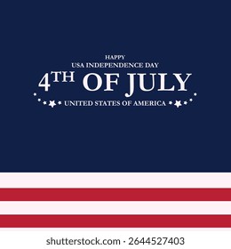 4th of July happy independence day America. statue of Liberty, USA Independence Day, united states of America, greeting card. abstract vector illustration design