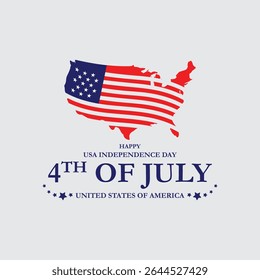 4th of July happy independence day America. statue of Liberty, USA Independence Day, united states of America, greeting card. abstract vector illustration design
