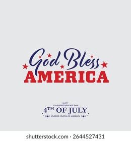 4th of July happy independence day America. statue of Liberty, USA Independence Day, united states of America, greeting card. abstract vector illustration design