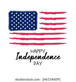 4. Juli Vektorgrafik zum US Independence Day. In: US Independence Day Vektorgrafik. In: American Independence Day.