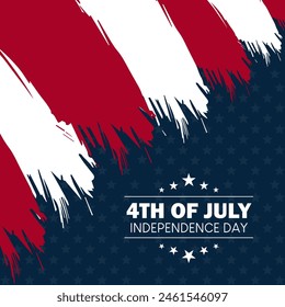 4th of July Happy US Independence Day vector. US Independence Day vector. American Independence Day.