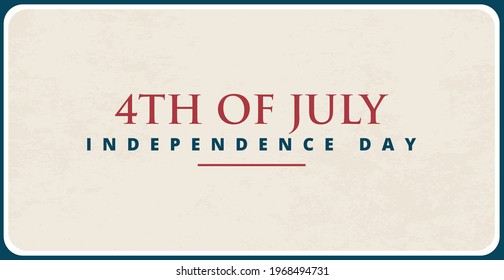 4th of July holiday background USA Independence Day - Vector illustration