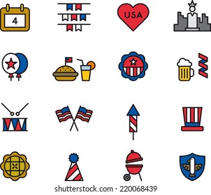 4th July icons